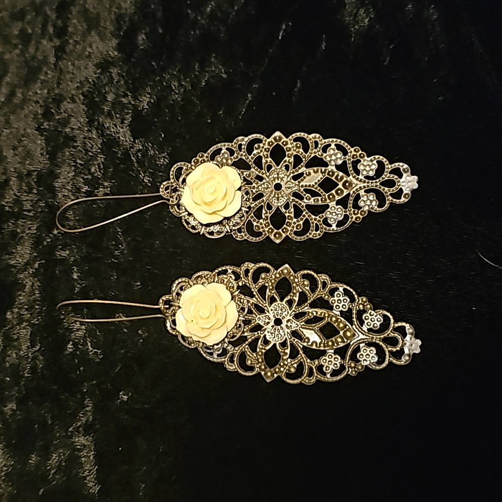 Special Made earrings two ways to wear them...